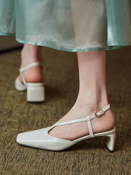 dress shoes eshtonshero summer women pumps genuine leather square high heel slingback casual female platform buckle toe ladies, Black
dress shoes eshtonshero summer women pumps genuine leather square high heel slingback casual female platform buckle toe ladies, Black