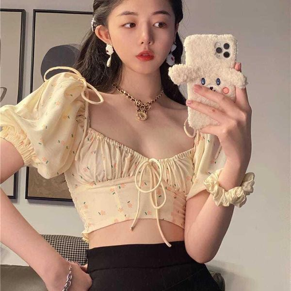 women's blouses & shirts short slim bottoming shirt spring/summer design feeling niche bubble sleeve 2021 floral jacket, White
women's blouses & shirts short slim bottoming shirt spring/summer design feeling niche bubble sleeve 2021 floral jacket, White