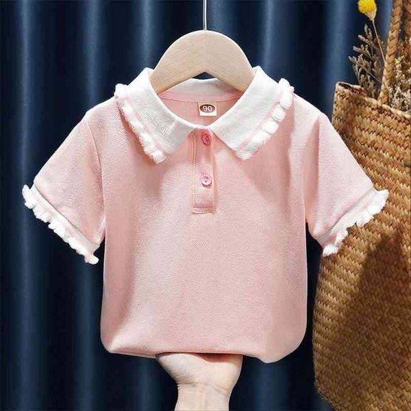 childrens t shirt for girls turn down collar kids shirts child baby toddler tee cotton girl clothes summer, Blue
childrens t shirt for girls turn down collar kids shirts child baby toddler tee cotton girl clothes summer, Blue