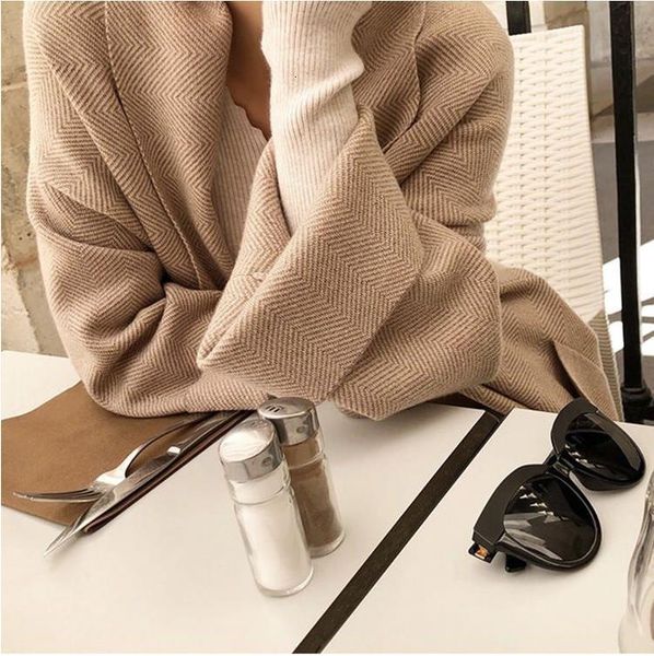 elegant shawl winter coats loose knit woolen sweater oversized extra soft cardigan knitting coat for 3zhw, White;black
elegant shawl winter coats loose knit woolen sweater oversized extra soft cardigan knitting coat for 3zhw, White;black