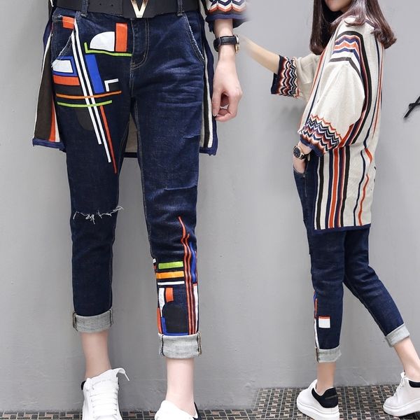 s-6xl women's spring large size 2021 new fashion loose high waist printing set female high-end shirt + jeans two-piece 10bw, White
s-6xl women's spring large size 2021 new fashion loose high waist printing set female high-end shirt + jeans two-piece 10bw, White