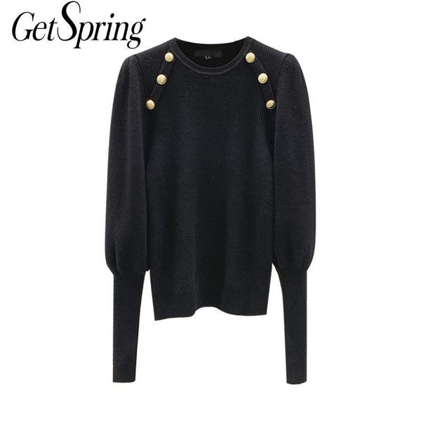 women's sweaters getspring women sweater puff sleeve white black pullovers plus size casual vintage knitting o-neck
women's sweaters getspring women sweater puff sleeve white black pullovers plus size casual vintage knitting o-neck