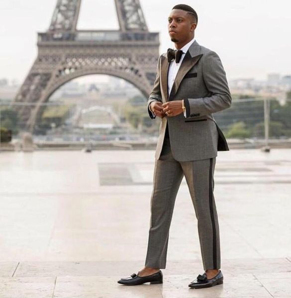 men's suits & blazers (jacket+pants) gentleman gray 2 piece groom tuexdos for wedding formal prom suit party evening blazer custom made, White;black
men's suits & blazers (jacket+pants) gentleman gray 2 piece groom tuexdos for wedding formal prom suit party evening blazer custom made, White;black