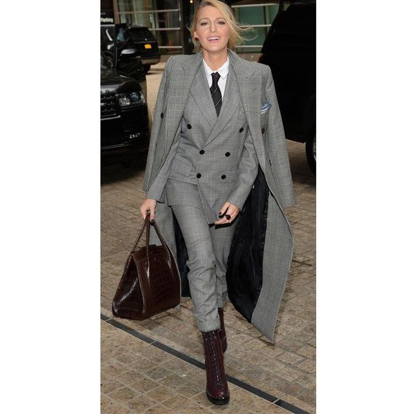 women's two piece pants 3-piece winter long coat slim jacket business office work wear blazer, White
women's two piece pants 3-piece winter long coat slim jacket business office work wear blazer, White