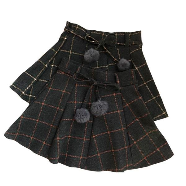 skirts women's woolen plaid skirt autumn winter harajuku thickened high waist vintage female cute japanese kawaii mini, Black
skirts women's woolen plaid skirt autumn winter harajuku thickened high waist vintage female cute japanese kawaii mini, Black