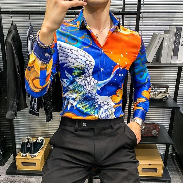 Alta Qualidade New Coreano Impresso Digital Para Roupas Masculinas Primavera Nova Manga Longa Fino Ajuste Camisas RO3F, Black;brown
Alta Qualidade New Coreano Impresso Digital Para Roupas Masculinas Primavera Nova Manga Longa Fino Ajuste Camisas RO3F, Black;brown