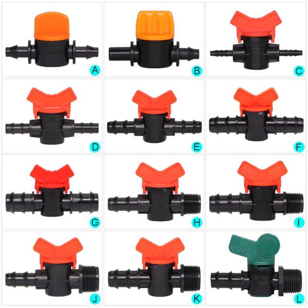 drip irrigation mini valve 1/2" 3/4" male thread to 16 20mm pipe water switch garden 4/7 8/11mm hose barbed watersconnectors
drip irrigation mini valve 1/2" 3/4" male thread to 16 20mm pipe water switch garden 4/7 8/11mm hose barbed watersconnectors