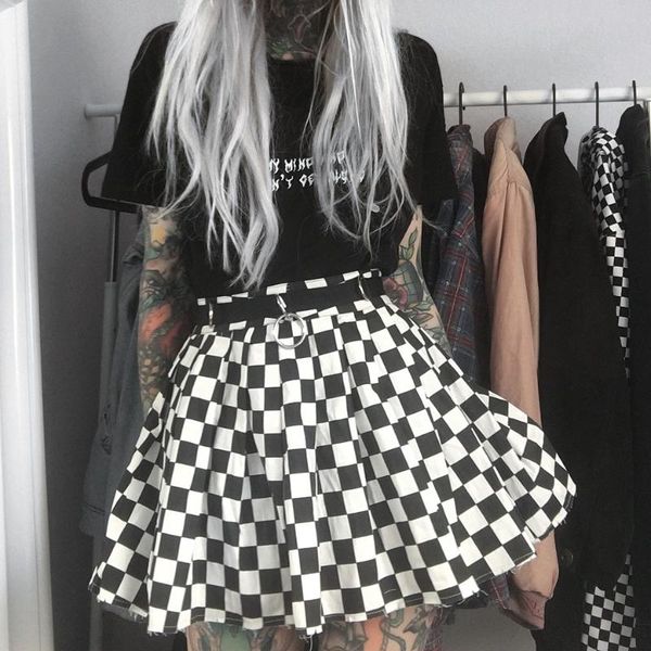 skirts girls fashion checkerboard pleated skirt clubwear high waist short harajuku streetwear plaid skater mini female, Black
skirts girls fashion checkerboard pleated skirt clubwear high waist short harajuku streetwear plaid skater mini female, Black