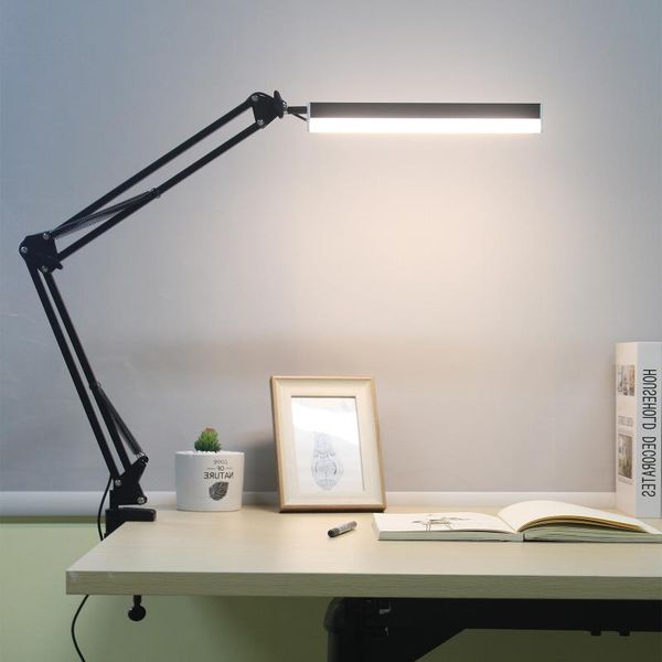 table lamps clamp swing arm led desk lamp with clamp, remote control stepless dimming light adjustable modern reading home work tool
table lamps clamp swing arm led desk lamp with clamp, remote control stepless dimming light adjustable modern reading home work tool