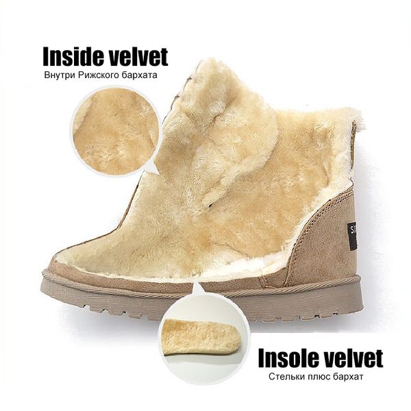 winter snow boots ladies plus size 43 lace-up flock ankle boots female plush keep warm flat shoes for women round toe fashion, Black
winter snow boots ladies plus size 43 lace-up flock ankle boots female plush keep warm flat shoes for women round toe fashion, Black