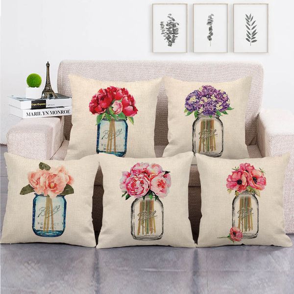 45cm*45cm watercolor flower in bottle design linen/cotton throw pillow covers couch cushion cover home decor pillow
45cm*45cm watercolor flower in bottle design linen/cotton throw pillow covers couch cushion cover home decor pillow
