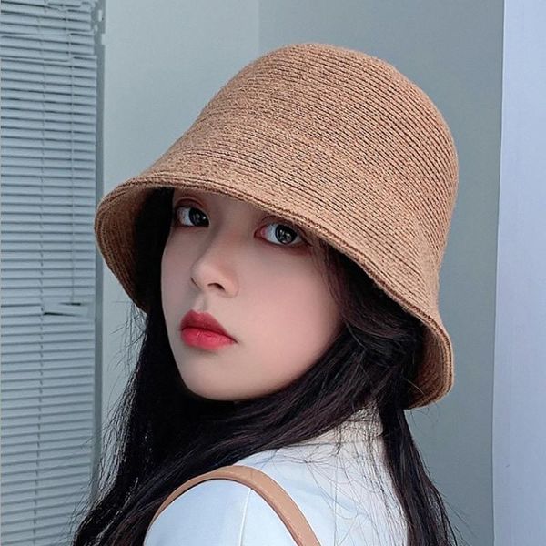stingy brim hats autumn and winter women's wool fisherman's hat knit basin in solid color fashionable woman bucket, Blue;gray
stingy brim hats autumn and winter women's wool fisherman's hat knit basin in solid color fashionable woman bucket, Blue;gray