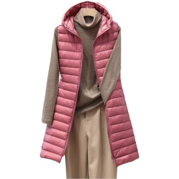 women's hoodies & sweatshirts hooded vest jacket autumn winter warm sleeveless jackets ladies casual lightweight mid-length down vest#, Black
women's hoodies & sweatshirts hooded vest jacket autumn winter warm sleeveless jackets ladies casual lightweight mid-length down vest#, Black
