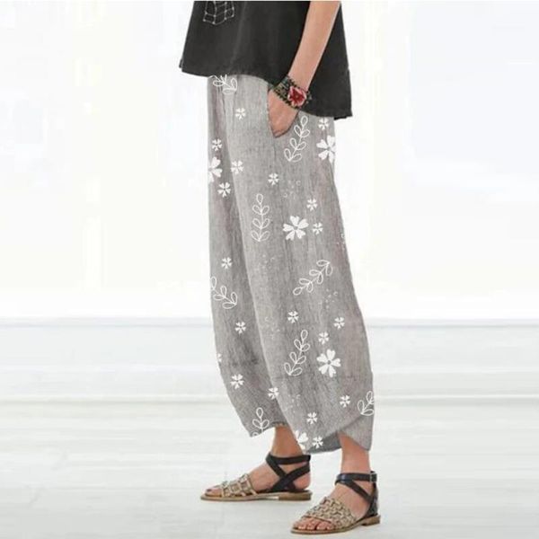 high waist sport leggings women casual loose floral print cotton linen elastic pocket wide leg pants squat proof women's, Black
high waist sport leggings women casual loose floral print cotton linen elastic pocket wide leg pants squat proof women's, Black