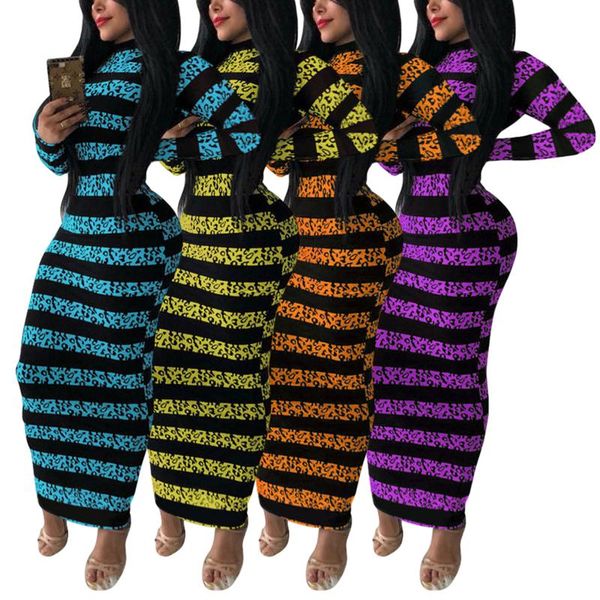 casual dresses women's bodycon dress, long sleeve mock neck leopard stripes print maxi dress, Black;gray
casual dresses women's bodycon dress, long sleeve mock neck leopard stripes print maxi dress, Black;gray