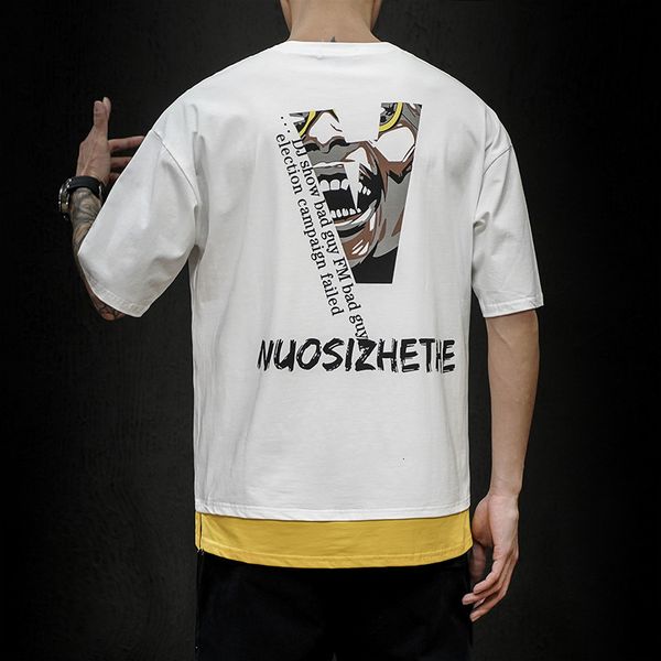 new 2021 men's cotton fashion t-shirt funny mens summer tshirts male oversized shirts white 5xl casual t shirt tee for man streetwear w, White;black
new 2021 men's cotton fashion t-shirt funny mens summer tshirts male oversized shirts white 5xl casual t shirt tee for man streetwear w, White;black