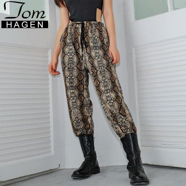 women's pants & capris 2021 autumn fashion streetewear loose snake print women high waist drawstring pencil trousers female snakeskin s, Black;white
women's pants & capris 2021 autumn fashion streetewear loose snake print women high waist drawstring pencil trousers female snakeskin s, Black;white