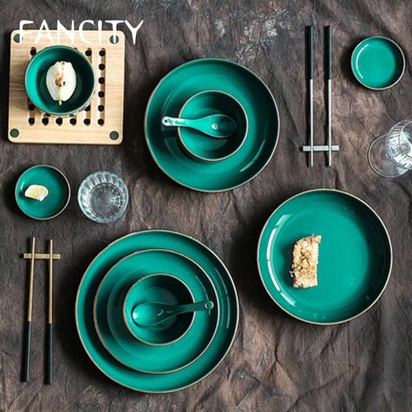 fancity light luxury dark green phnom penh ceramic tableware rice bowl fruit salad bowl vegetable plate soup noodle
fancity light luxury dark green phnom penh ceramic tableware rice bowl fruit salad bowl vegetable plate soup noodle