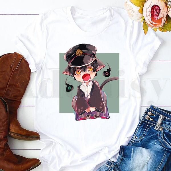 women's t-shirt hanako-kun jibaku shounen nene yashiro printed anime short sleeve female tees harajuku vogue vintage t shirts drop, White
women's t-shirt hanako-kun jibaku shounen nene yashiro printed anime short sleeve female tees harajuku vogue vintage t shirts drop, White