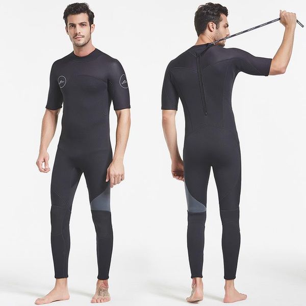 swim wear fashion protective equipment neoprene 3mm one-piece short-sleeve trousers warm wetsuit surfing snorkeling diving suit for men
swim wear fashion protective equipment neoprene 3mm one-piece short-sleeve trousers warm wetsuit surfing snorkeling diving suit for men