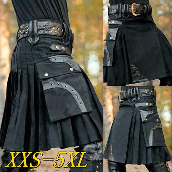 men's shorts men fashion scottish mens kilt traditional skirt metal classic retro personality kilts, White;black
men's shorts men fashion scottish mens kilt traditional skirt metal classic retro personality kilts, White;black