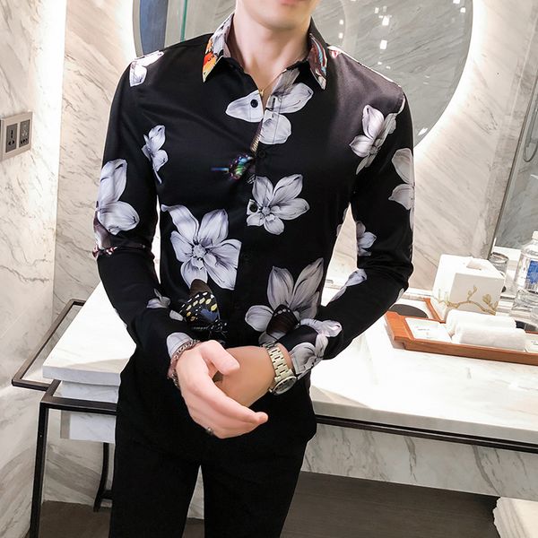 british style 2021 new spring thin print long fitting men floral shirt ed casual fashion streetwear/prom white tuxedo o5f2, Black;brown
british style 2021 new spring thin print long fitting men floral shirt ed casual fashion streetwear/prom white tuxedo o5f2, Black;brown