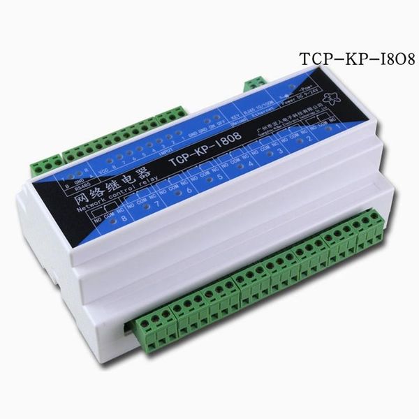 smart home control industrial 8-way network relay module timing time delay remote tcpip switch 485 tcp-kp-i808
smart home control industrial 8-way network relay module timing time delay remote tcpip switch 485 tcp-kp-i808