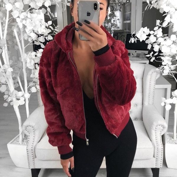 women's fur & faux 2021 coat with hood high waist fashion slim zipper black red pink coats fake jackets
women's fur & faux 2021 coat with hood high waist fashion slim zipper black red pink coats fake jackets