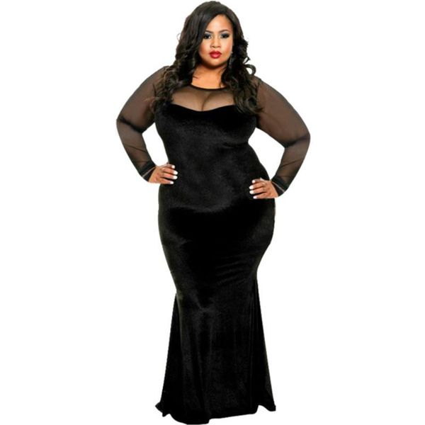 casual dresses women's vintage mesh sleeve perspective sheath long dress plus size 5xl stretch pleuche slim party floor length, Black;gray
casual dresses women's vintage mesh sleeve perspective sheath long dress plus size 5xl stretch pleuche slim party floor length, Black;gray