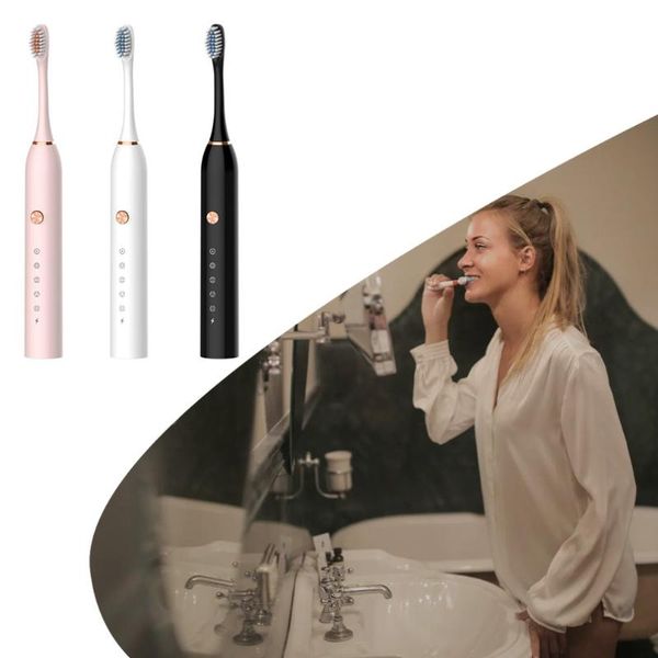 smart electric toothbrush sonic waterproof timer brush 5 mode usb rechargeable soft tooth brushes replacement heads set
smart electric toothbrush sonic waterproof timer brush 5 mode usb rechargeable soft tooth brushes replacement heads set
