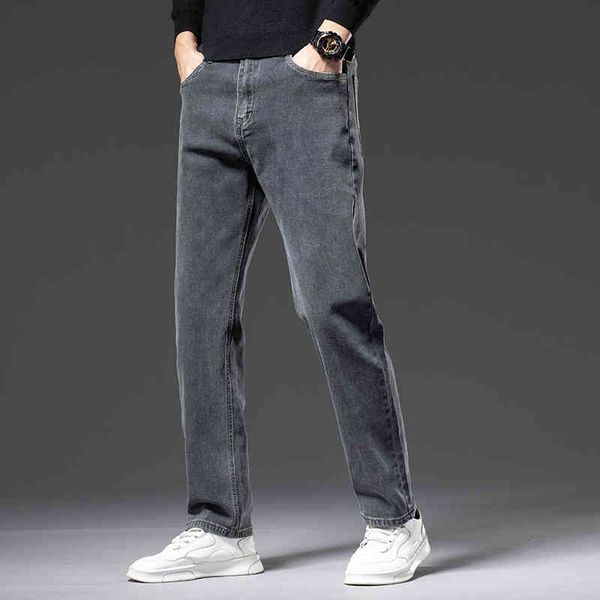 men's jeans mais tamanho 40 42 44 novo outono azul-cinza calças de brim perna reta negócios casual algodão estiramento nim masculinas d, Blue
men's jeans mais tamanho 40 42 44 novo outono azul-cinza calças de brim perna reta negócios casual algodão estiramento nim masculinas d, Blue