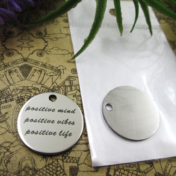 40pcs--stainless steel charms"positive mind positive vibes positive life" more style choosing diy pendants fo necklace, Bronze;silver
40pcs--stainless steel charms"positive mind positive vibes positive life" more style choosing diy pendants fo necklace, Bronze;silver