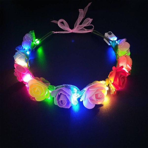 party decoration women girls bride led flashing headwrap romantic artificial wreath headband garland festival wedding christmas navidad
party decoration women girls bride led flashing headwrap romantic artificial wreath headband garland festival wedding christmas navidad