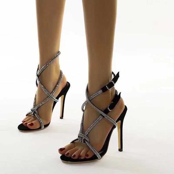 sandals pumps women shoes cross strappy rhinestone thin heel black heels for stiletto sandale femme luxe
sandals pumps women shoes cross strappy rhinestone thin heel black heels for stiletto sandale femme luxe
