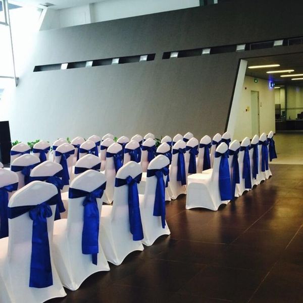 50pcs/lot stretch wedding chair cover satin fabric bow tie ribbon band wedding party birthday decorations wholesale dropshipping
50pcs/lot stretch wedding chair cover satin fabric bow tie ribbon band wedding party birthday decorations wholesale dropshipping