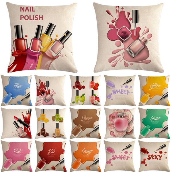 nail polish pattern cotton linen throw pillow cushion cover car home sofa bed decorative pillowcase
nail polish pattern cotton linen throw pillow cushion cover car home sofa bed decorative pillowcase