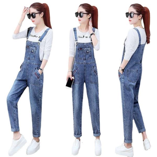 denim suspenders version loose style age spring and autumn fashion thin denim suit, Blue
denim suspenders version loose style age spring and autumn fashion thin denim suit, Blue