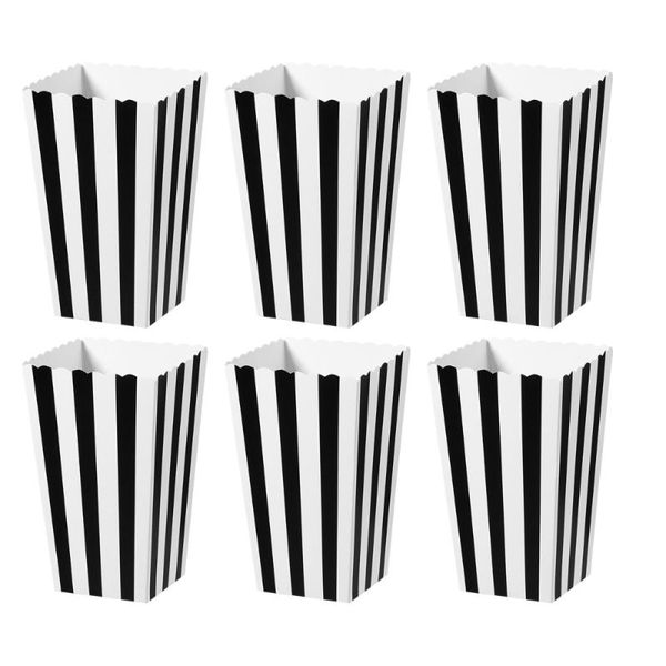 24pcs popcorn boxes holder containers cartons paper bags stripe box for movie theater dessert tables wedding favors (bl
24pcs popcorn boxes holder containers cartons paper bags stripe box for movie theater dessert tables wedding favors (bl