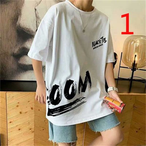t-shirt short-sleeved cotton loose summer round neck men's 2021 new compassionate shirt q27y, White;black
t-shirt short-sleeved cotton loose summer round neck men's 2021 new compassionate shirt q27y, White;black