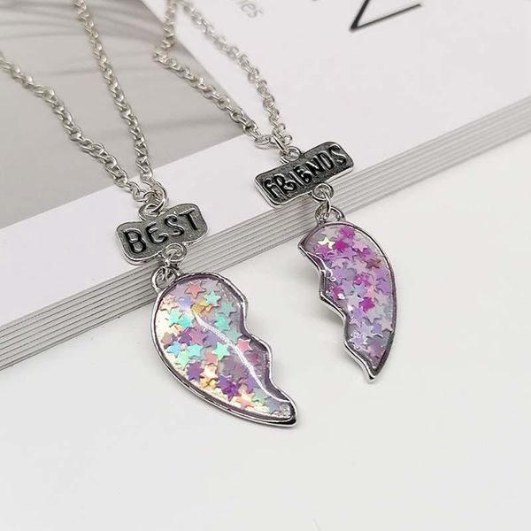 pendant necklaces 2 pcs bff necklace womens heart friend letter fashion couple chain men friendship jewelry, Silver
pendant necklaces 2 pcs bff necklace womens heart friend letter fashion couple chain men friendship jewelry, Silver