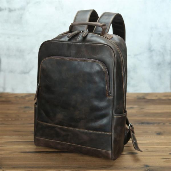 backpack nesitu large capacity black coffee brown genuine leather 14'' 15.6'' lapwomen men's male travel bags m008
backpack nesitu large capacity black coffee brown genuine leather 14'' 15.6'' lapwomen men's male travel bags m008