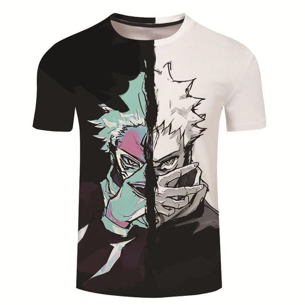 men's t-shirts anime jujutsu kaisen 3d printed t shirts men/women summer fashion causal streetwear harajuku short sleeve round neck, White;black
men's t-shirts anime jujutsu kaisen 3d printed t shirts men/women summer fashion causal streetwear harajuku short sleeve round neck, White;black