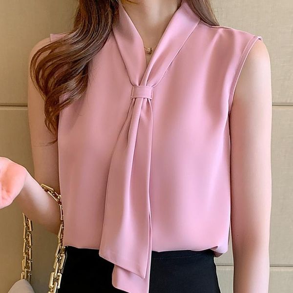 women's blouses & shirts blusas femme summer sleeveless women blouse mujer de moda 2021 verano v-neck chiffon shirt e774, White
women's blouses & shirts blusas femme summer sleeveless women blouse mujer de moda 2021 verano v-neck chiffon shirt e774, White