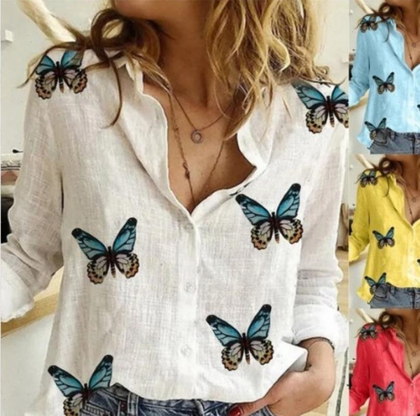 s 5xl new casual irregular long sleeve printed slim womens shirt fashion casual plus size women clothing blouse lapel shirt, White
s 5xl new casual irregular long sleeve printed slim womens shirt fashion casual plus size women clothing blouse lapel shirt, White