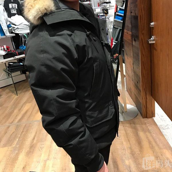 new canada winter mens chilliwack bomber parka camouflage outerwear fur hooded fourrure manteau down jacket coyote fur collar coat hiver, Black
new canada winter mens chilliwack bomber parka camouflage outerwear fur hooded fourrure manteau down jacket coyote fur collar coat hiver, Black