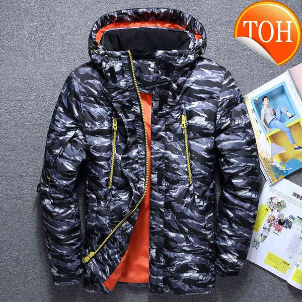 men clothes 2018 winter hooded white duck down camouflage jackets warm coats male casual outerwer parkas, Black
men clothes 2018 winter hooded white duck down camouflage jackets warm coats male casual outerwer parkas, Black