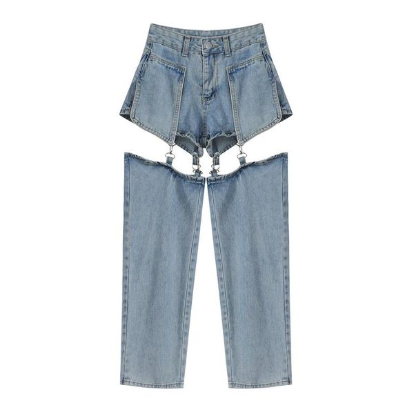 women's jeans streetwear woman high waist vintage fashion patchwork denim pants female 2021 summer harajuku loose wide leg trousers, Blue
women's jeans streetwear woman high waist vintage fashion patchwork denim pants female 2021 summer harajuku loose wide leg trousers, Blue