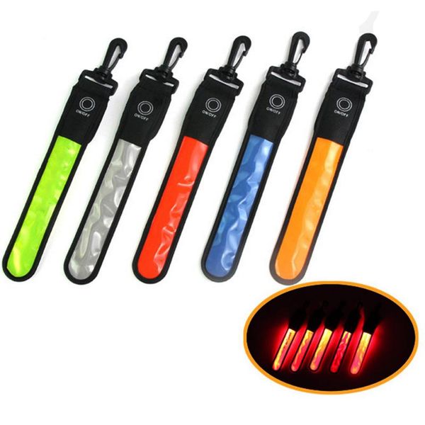 1pc led light reflective strip flash glowing luminous armband backpack hanging lights wrist support night running accessories
1pc led light reflective strip flash glowing luminous armband backpack hanging lights wrist support night running accessories