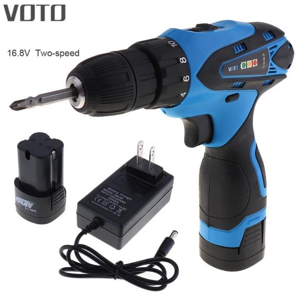 professiona electric drills voto ac 100 - 240v cordless 16.8v screwdriver with two-speed adjustment button for punching / handling screws
professiona electric drills voto ac 100 - 240v cordless 16.8v screwdriver with two-speed adjustment button for punching / handling screws