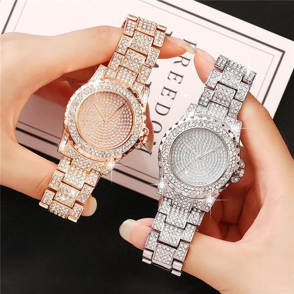 wristwatches women ice crystal watch diamond ladies watches rose gold female quartz wrist unique gift for 2021, Slivery;brown
wristwatches women ice crystal watch diamond ladies watches rose gold female quartz wrist unique gift for 2021, Slivery;brown